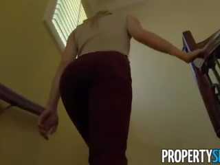 Propertysex - sedusive молодий homebuyer трахає для продавати будинок