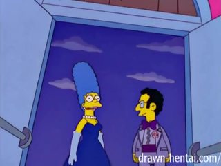 Simpsons skitten klipp - marge og artie afterparty