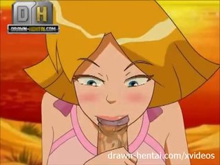 Totally spies 成人 夾 - 海灘 護送 clover